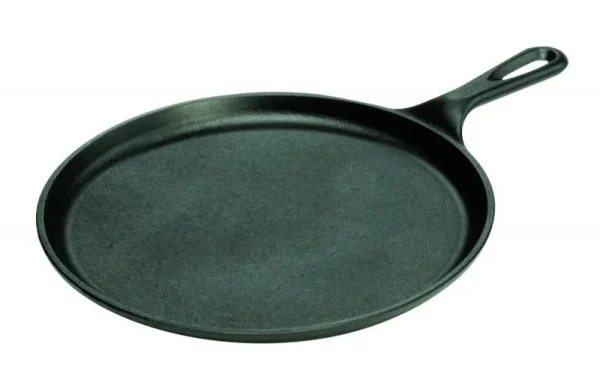 Lodge L9OG3 Griddle Round Cast Iron 10.5 3-1 Each