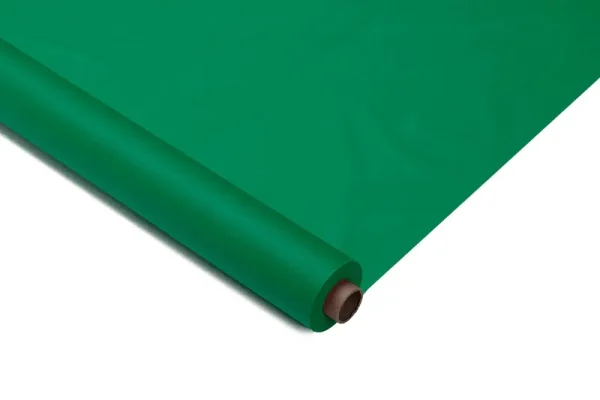 Plastic Table Rolls 40 in. x 300 ft. Premium Emerald Green Table Roll