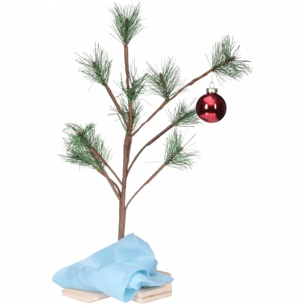 Peanuts Charlie Brown Christmas Tree with Linus' Blanket 18"