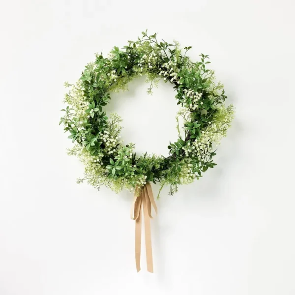 24" Baby's Breath Wreath - Threshold Designed with Studio McGee
