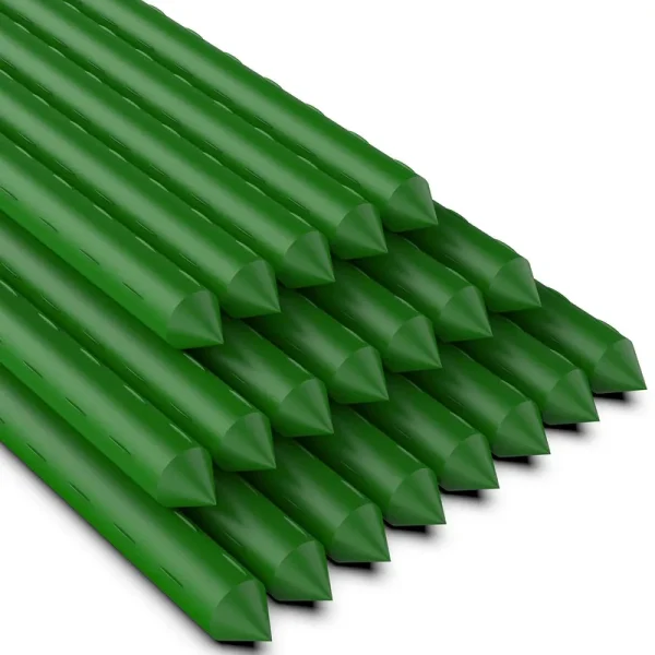 Jxrhy 4Feet 48Inch Garden Stakes Sturdy Plant Sticks Support Tomato Stakes for Vegetable,Pack of 20