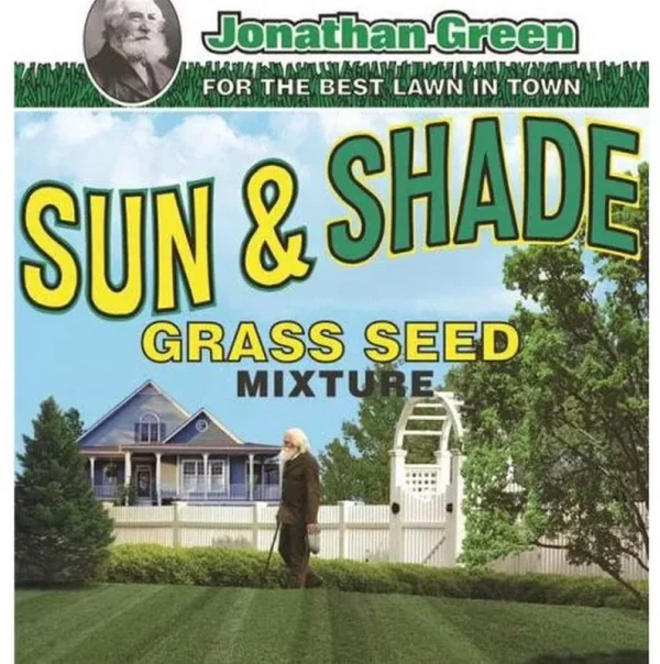 JONATHAN GREEN TURF 12006 18750 Sq. Ft. Sun and Shade Grass Seed, 25 lb