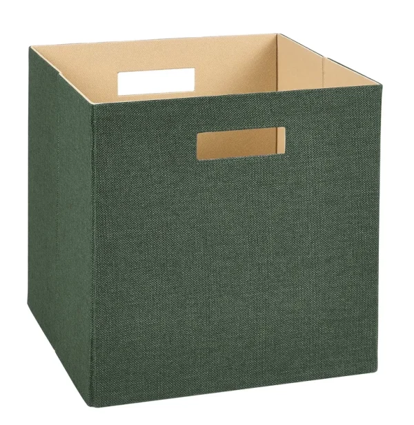 ClosetMaid Decorative Fabric Storage Bin, Green