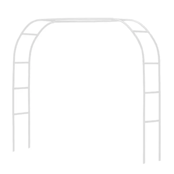Lejoy Garden Metal Pergola Arbor,Wedding Arch 7.5 Feet Wide x 6.4 Feet High or 4.6 Feet Wide x 7.9 Feet High,Assemble Freely 2 S