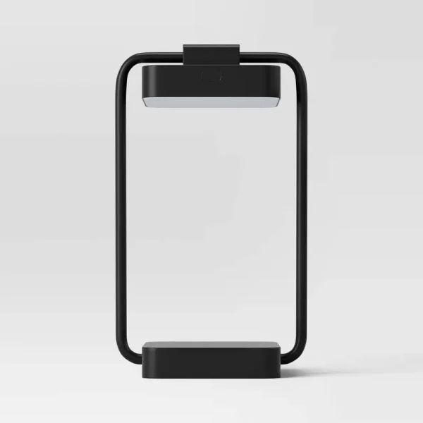 Panel Task Lamp Black (Includes LED Light Bulb) - Room Essentials