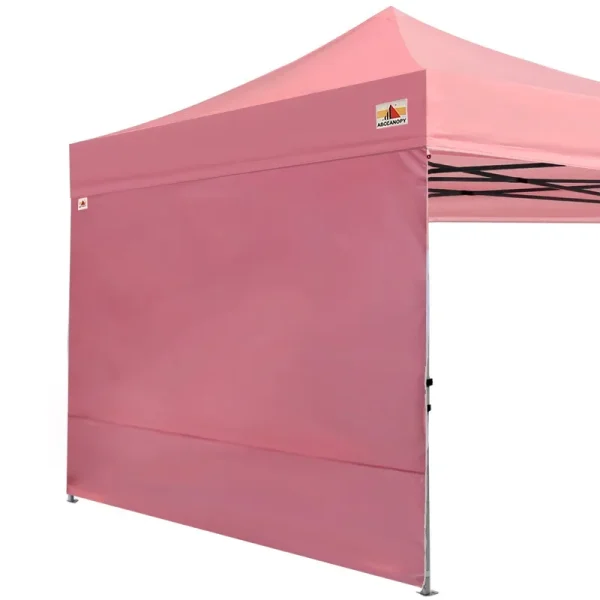 ABCCANOPY Instant Canopy Sunwall 10x10 ft, 1 Pack Sidewall Only, Pink