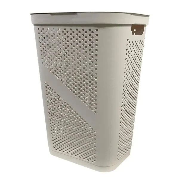 Modern Homes 60 L Laundry Hamper Ivory