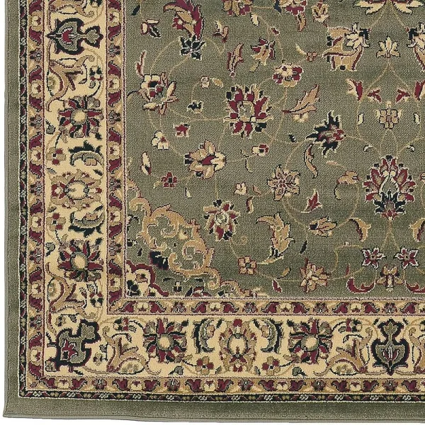 Astoria Grand Safira Sage/Ivory Area Rug Size Rectangle 3'3 inch x 4'11 inch Green