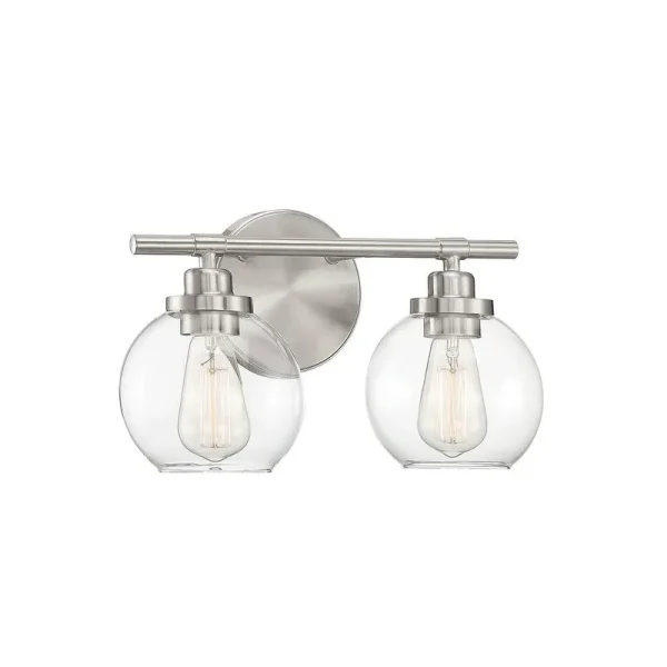 Hegland Dimmable Vanity Light Three Posts Finish: Satin Nickel