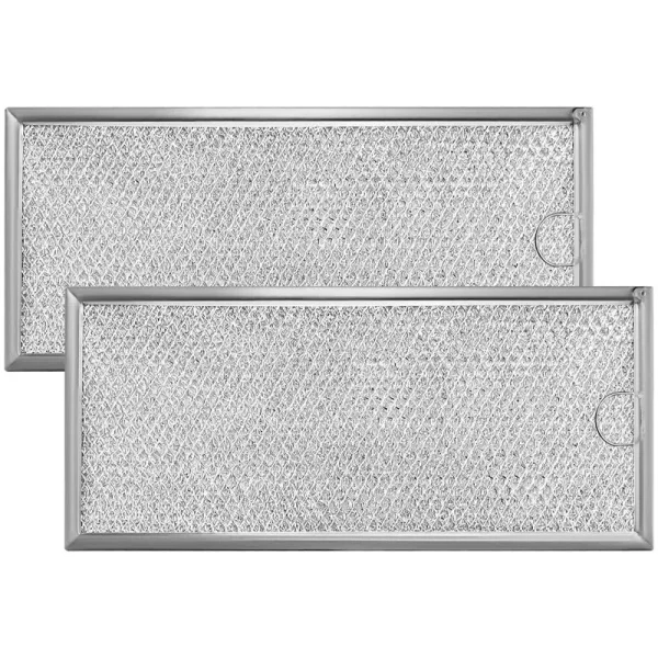 AMI Parts 2 Pack Microwave Grease Filter Compatible with Whirlpool and GE Microwaves - WB06X10596 Microwave Oven Grease Filter Approx 13" x 6"