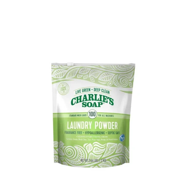 Charlie's Soap - Eco Friendly Laundry Powder - 2.64 lbs - 100 Loads