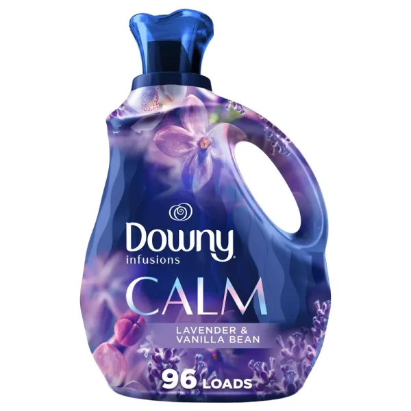 Downy Infusions Fabric Conditioner, Lavender & Vanilla Bean, Calm - 1.92 l (2.02 qt) 64 fl oz