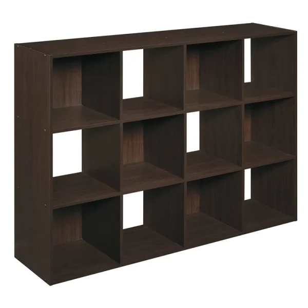 ClosetMaid Cubeicals 12 Cube Organizer Espresso