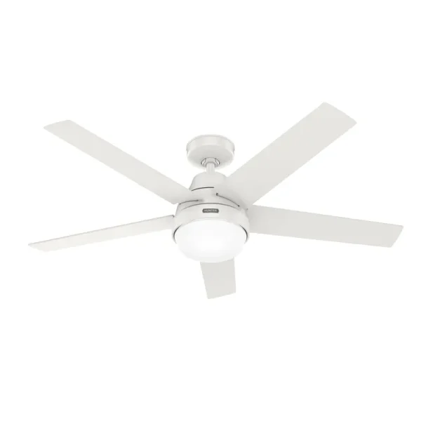 Hunter 51336 Aerodyne Fresh White LED 52" Ceiling Fan