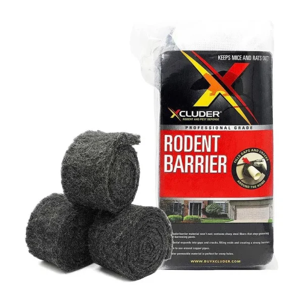 Xcluder Rodent Control Steel Wool Fill Fabric 3 Rolls