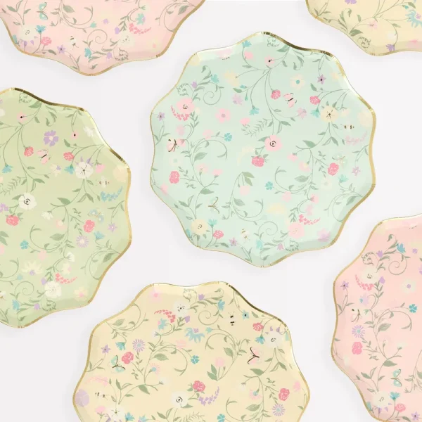 Ladur��e Paris Floral Side Plates