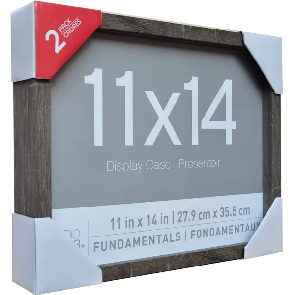 Fundamentals by Studio Decor Gray 11" x 14" Shadow Boxes - 2 ct