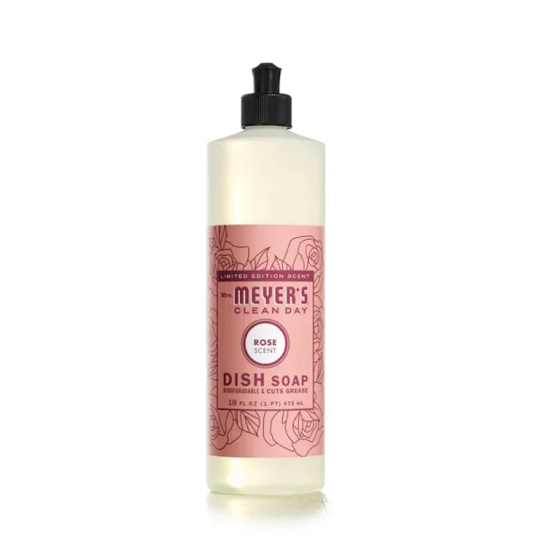 Mrs. Meyer's - Clean Day Liquid Dish Soap Rose - 16 fl. oz.