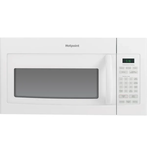 Hotpoint RVM5160DHWW 1.6 Cu. ft. Over-The-Range Microwave Oven - White