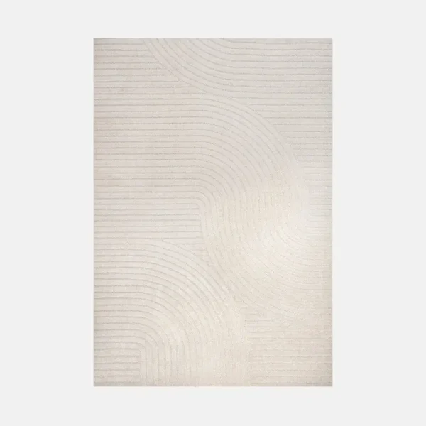 Jonathan Y Skagen Minimalist Curve Geometric Ivory/Cream 3 ft. x 5 ft. Area Rug