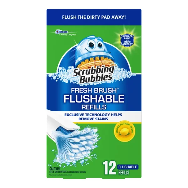 Scrubbing Bubbles Fresh Brush Flushable Refills - 12 count