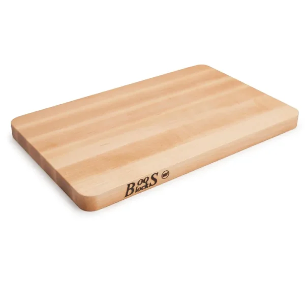 John Boos Chop-N-Slice 16" x 10" x 1" Reversible Cutting Board - Maple