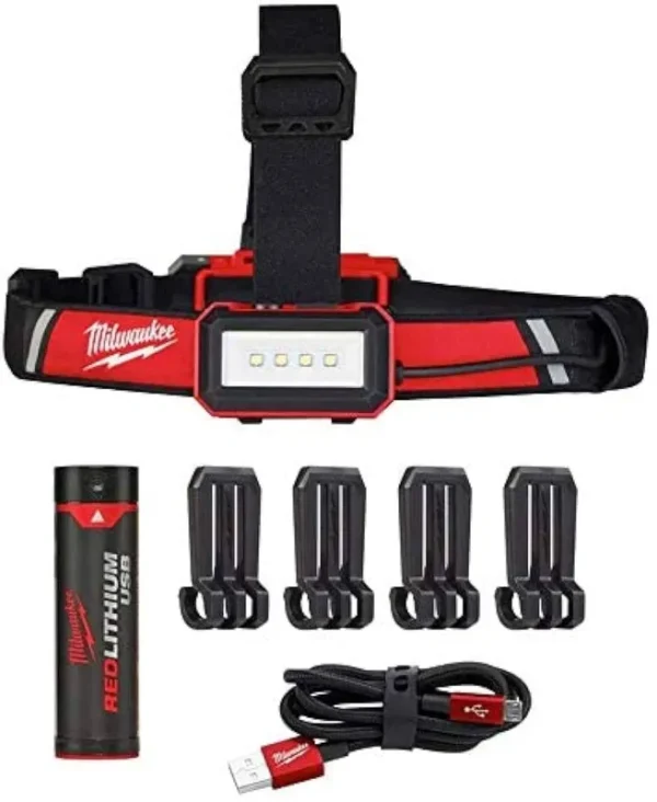 Milwaukee 2115-21 USB Rechargeable Low-Profile Headlamp