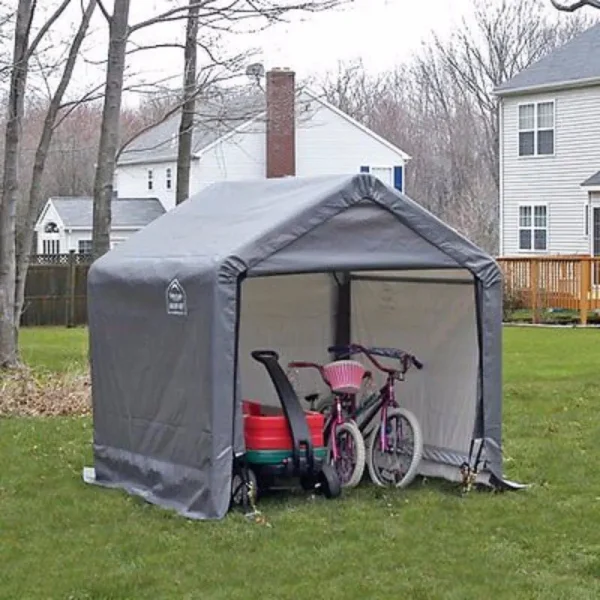 Shelter Logic Shed-in-a-Box Canopy Storage Shed - 6�� x 6��