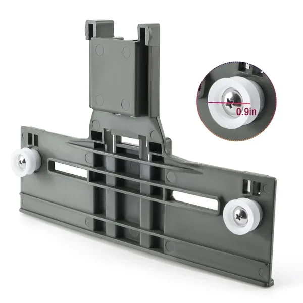 Romalon W10350376 Dishwasher Top Rack Adjuster Parts Replacement for Whirlpool Heavy Duty Wheels Upgraded Metal Screw Replaces W10712394 AP5956100 PS1
