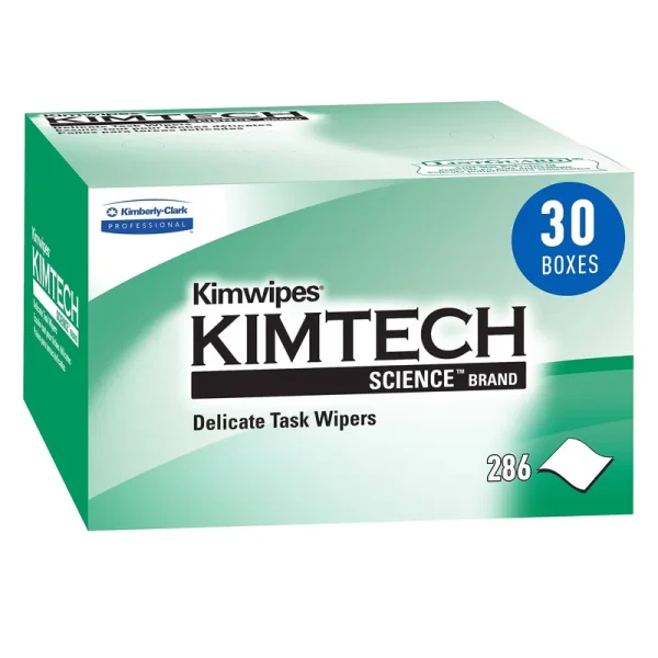 Kimtech Kimwipes Delicate Task Wipers, 1-Ply, 280/Box, 30 Boxes/Carton