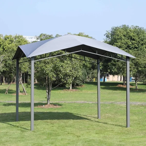 10 ft. W x 10 ft. D Steel Patio Gazebo Outsunny