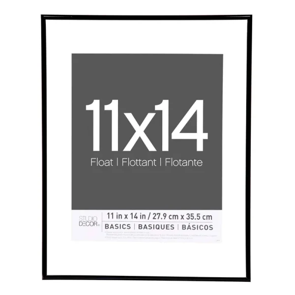 Black Thin Float Frame, Basics by Studio Decor | 11" x 14" | Michaels