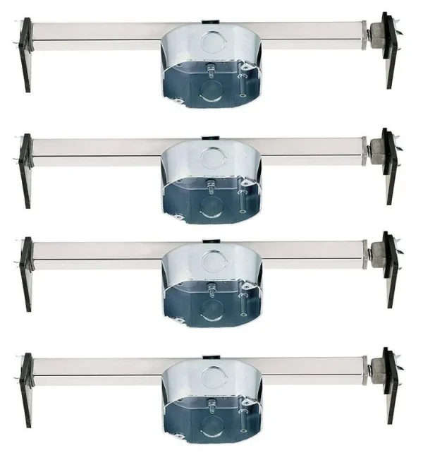 Westinghouse 4 Saf-T-Braces for Ceiling Fans, 3 Teeth, Twist and Lock