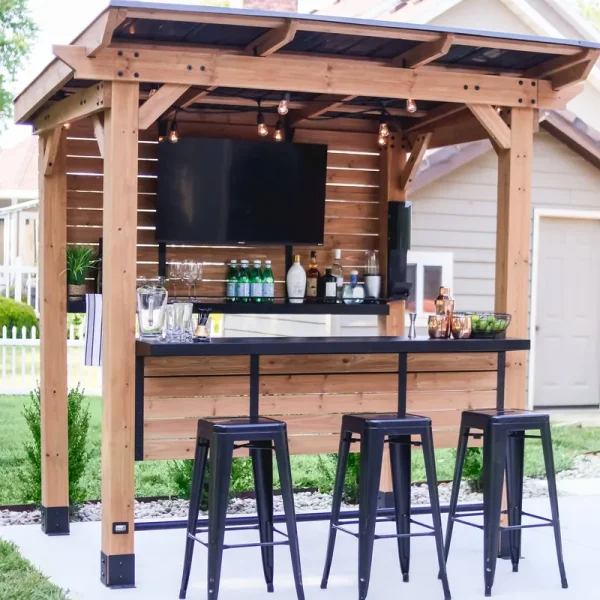 Backyard Discovery Cedar Springs Outdoor Bar DIY