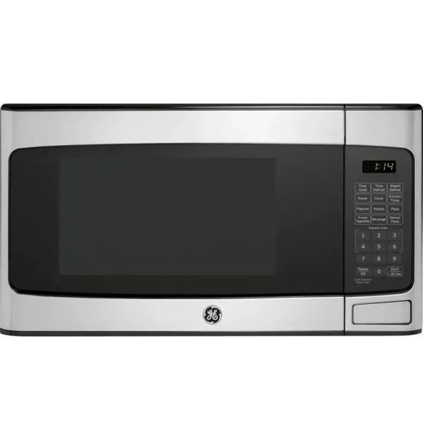 GE - 1.1 Cu. ft. Mid-Size Microwave - Stainless Steel
