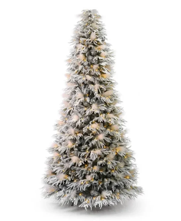 Pine and Pampas Tree with Warm White LED Lights 9 ft by Seasonal