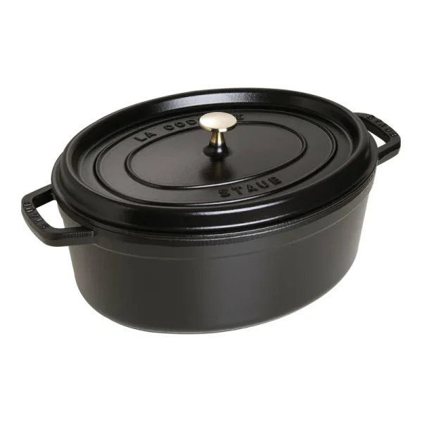 Staub Oval Cocotte 13 inch Black