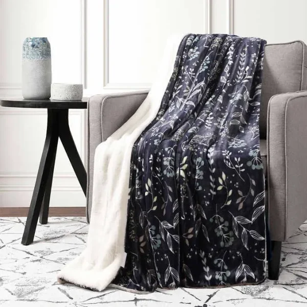 Life Comfort Ultimate Faux Fur Throw 60 x 70 - Blue