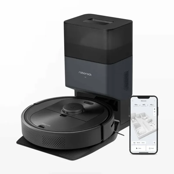Roborock Q5 Plus-BLK Self-Emptying Robotic Vacuum with in