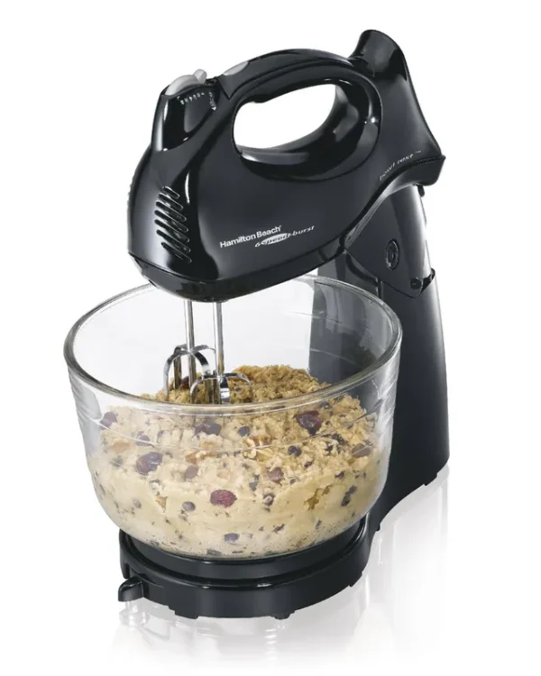 Hamilton Beach Power Deluxe 4 Quart Stand Mixer Black