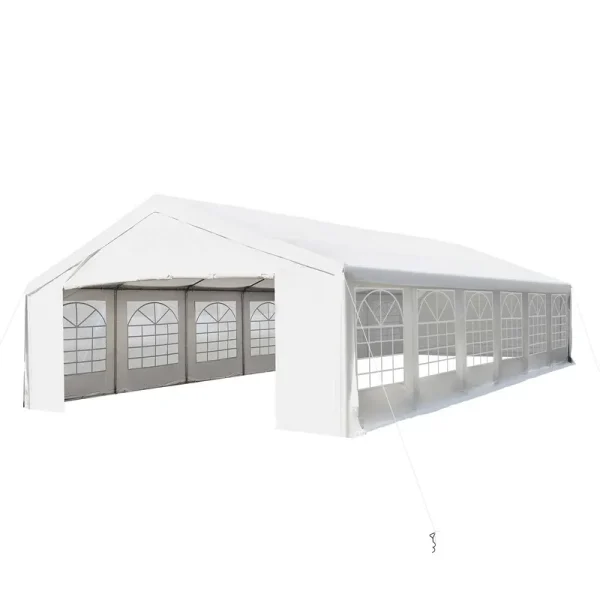 Jenifer 39.5 ft. W x 19.5 ft. D Steel Party Tent Arlmont & Co.