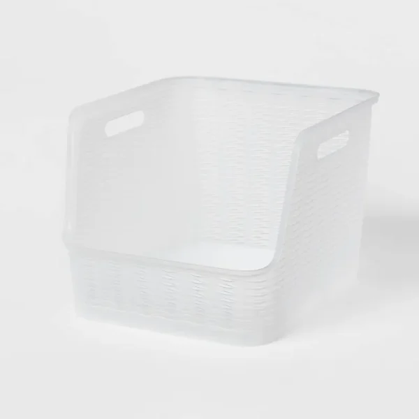 Wave Open Front Bin Translucent - Brightroom