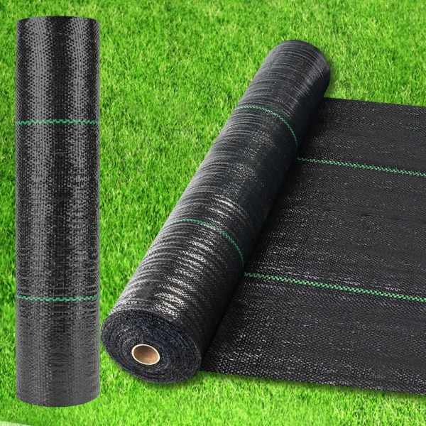 GRASSCLUB 3ft x 250ft Weed Barrier Landscape Fabric Heavy Duty Premium Weed Control Fabric Durable & Eco-Friendly Weed Block Gardening Mat (3.2oz)