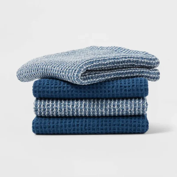 4pk Cotton Waffle Dishcloths - Threshold, Size: One Size