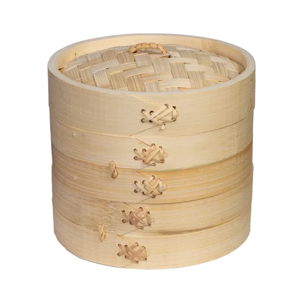 Joyce Chen 2 Tier Bamboo Steamer Baskets 6"