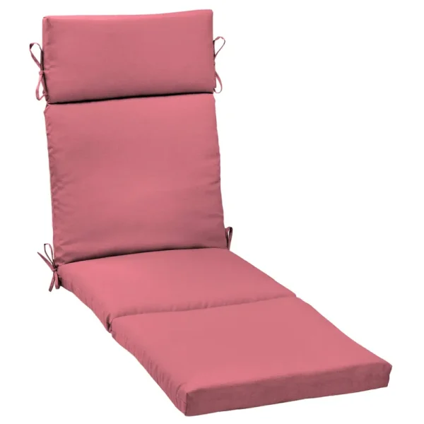 Mainstays 72 inch x 21 inch Grapefruit Texture Rectangle Chaise Lounge Cushion, 1 Piece, Size: 42.5 x 21