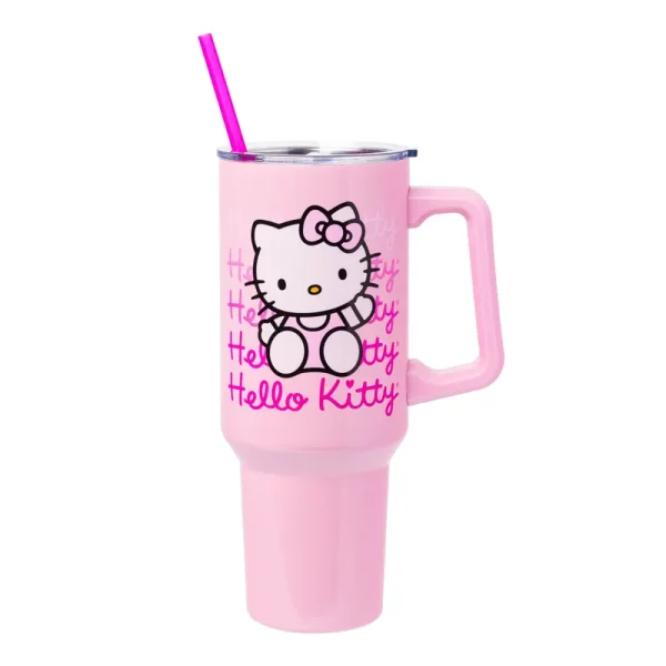 Hello Kitty Pink 40oz Stainless Steel Tumbler, Size: One Size