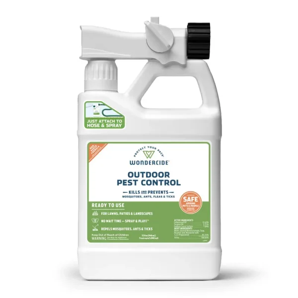 Wondercide - EcoTreat Ready-to-Use Outdoor Pest Control Spray with Natural Essential Oils - Mosquito, Ant, Insect Repellent, Tre