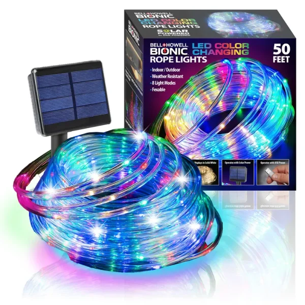 Bell + Howell Bionic LED Color Changing Rope Lights 50 ft