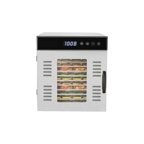 NutriChef Premium Food Dehydrator Machine - 1000 Watts 14 Shelf Stainless Steel Dehydrator with Digital Timer and Temperature Control